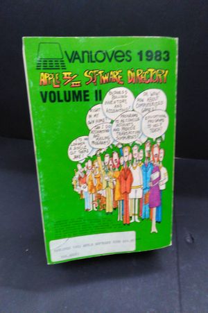 Vanloves 1983 Apple II/III Software Directory, Volume II image number 1