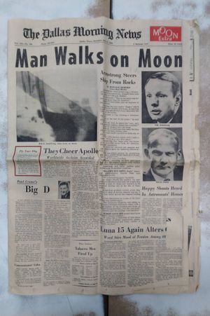 The Dallas Morning News. Monday July 21, 1969 image number 0
