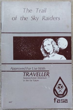 Traveller - The Trail of the Sky Raiders FASA Adventure Module RPG image number 0