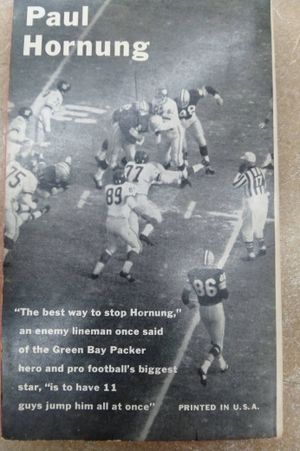 Paul Hornung, Pro Football Golden Boy image number 1
