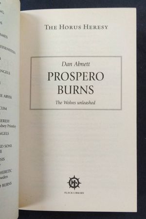 Prospero Burns image number 1