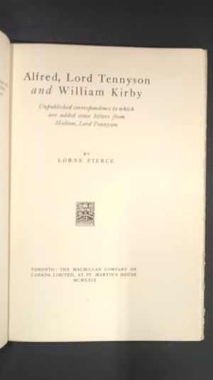 Alfred, Lord Tennyson and William Kirby image number 1