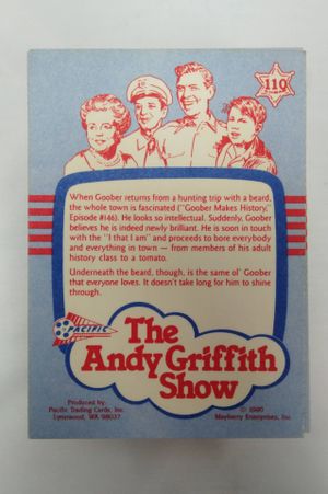 Andy Griffith Pacific Trading Cards image number 1