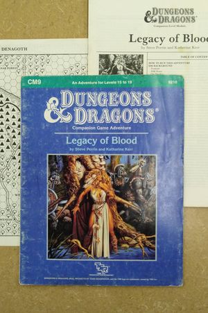 Legacy of Blood (Dungeons and Dragons Module CM9) image number 0