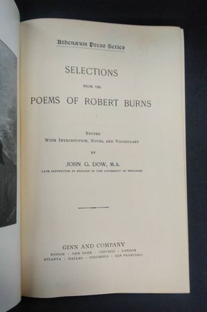 Selections from the Poems of Robert Burns image number 2