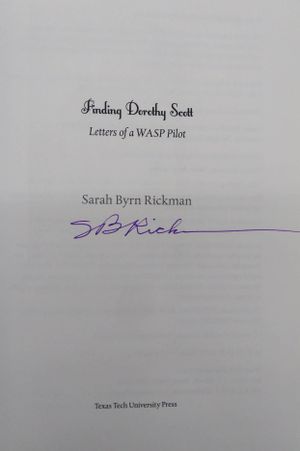 Finding Dorothy Scott: Letters of a Wasp Pilot image number 1
