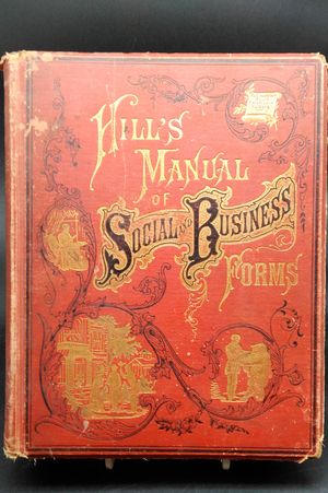 Hill's Manual Social and Business Forms image number 0