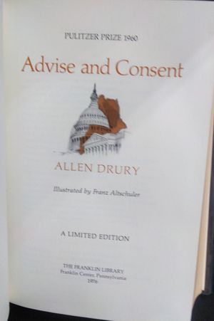 Advise and Consent image number 1
