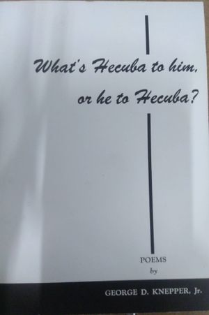 What's Hecuba to him, or he to Hecuba? image number 0