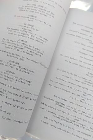 SLEEPY HOLLOW Signed Script - REPRINT image number 1
