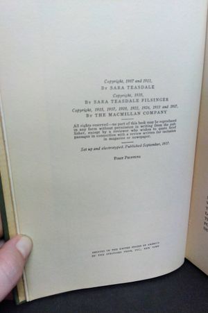 The Collected Poems of Sara Teasdale image number 2