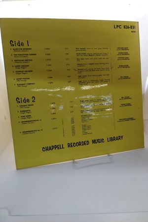 Untitled (LPC 826-831 Chappell Recorded Music) image number 1