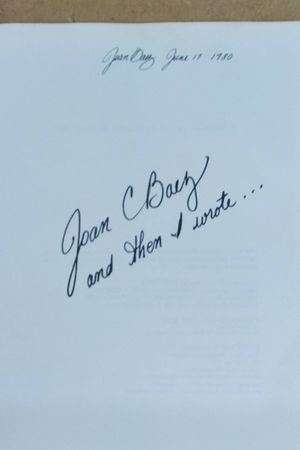 Joan C. Baez: and then I wrote ... image number 1
