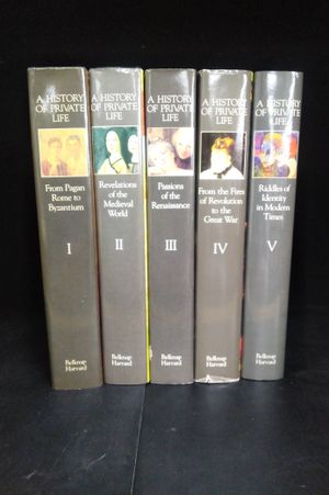 A History of Private Life (5 volume set) image number 0