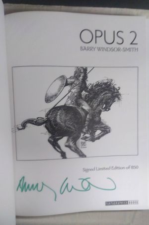 Barry Windsor Smith: Opus Vol. 2 Signed image number 1
