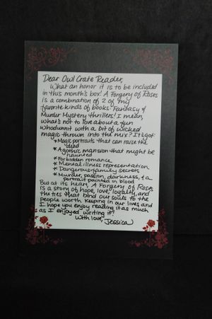 A Forgery Of Roses Owlcrate Exclusive Edition image number 2