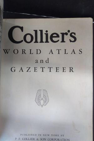 Collier's World Atlas and Gazetteer image number 1