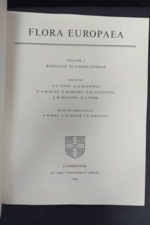Flora Europaea: Volume 2 (Rosaceae to Umbelliferae) image number 1