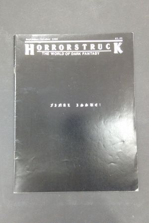 Horrorstruck The World of Dark Fantasy Magazine September/October 1988 Final Issue image number 0