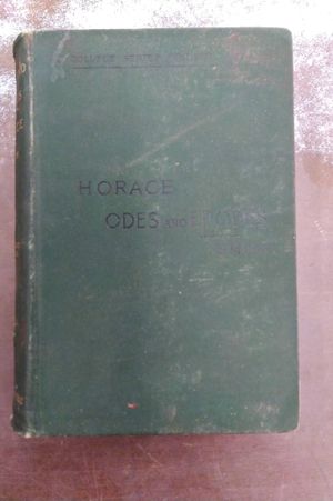 Odes and Epodes Of Horace image number 0