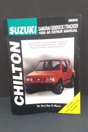 Chilton's Suzuki Samurai/Sidekick/Tracker 1986-98 Repair Manual image number 0