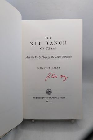 The Xit Ranch of Texas and the Early Days of the Llano Estacado image number 1