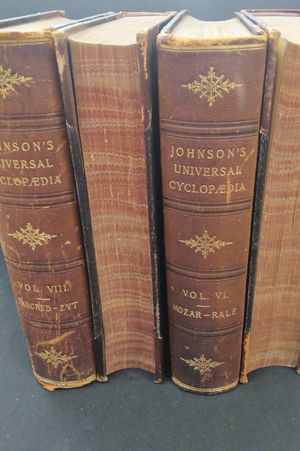 Johnson's Universal Cyclopaedia 8 Volume Set image number 1
