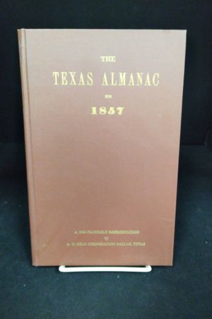 Texas Almanac for 1857 image number 0