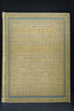 Webster's New Twentieth Century Dictionary Unabridged image number 0