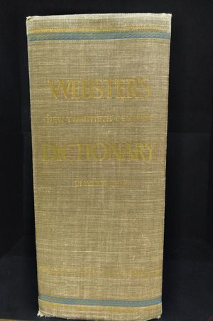 Webster's New Twentieth Century Dictionary Unabridged image number 1