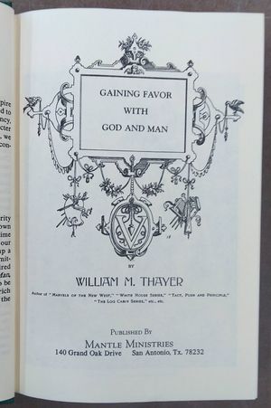 Gaining Favor with God and Man image number 1