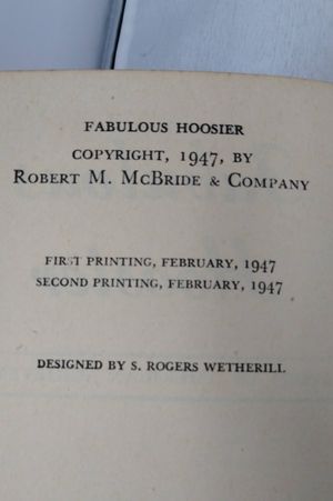 Fabulous Hoosier: A Story of American Achievement image number 2