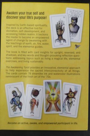 The Awakening Tarot: An Elemental Approach (Tarot Kit Box Set with 78 Cards and Guide Book) image number 1
