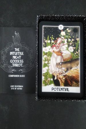 The Intuitive Night Goddess Tarot: Deck and Guidebook image number 1