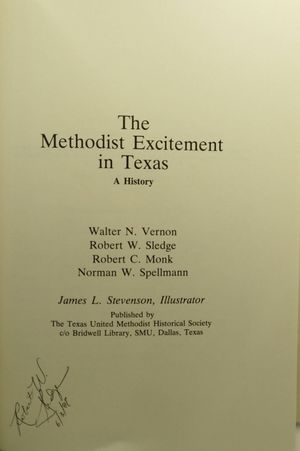 The Methodist Excitement in Texas image number 1