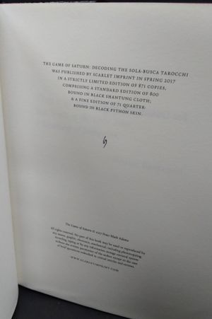 The Game of Saturn: Decoding the Sola-Busca tarocchi image number 2