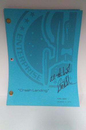 Star Trek: Enterprise Script Signed by Scott Bakula image number 0