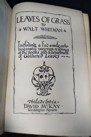 Leaves of Grass with Autobiography image number 2