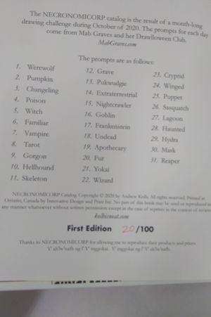 Necronomicorp Catalog image number 1