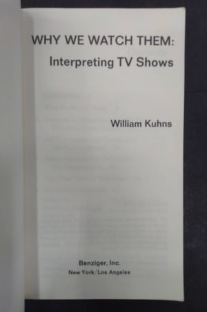 Why We Watch Them: Interpreting TV Shows image number 1