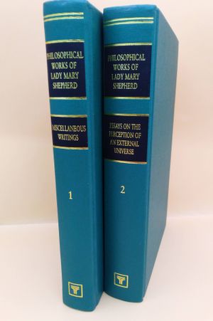 Philosophical Works of Lady Mary Shepherd image number 0
