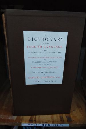 Johnson's Dictionary image number 0