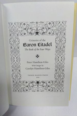 The Baron Citadel: The Book of the Four Ways image number 1