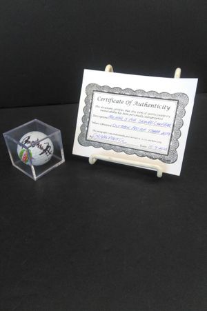 Michael J Fox Signed Golf Ball image number 0
