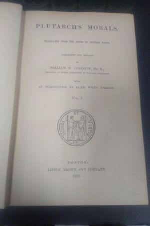Plutarch's Morals (5 Volumes) image number 1