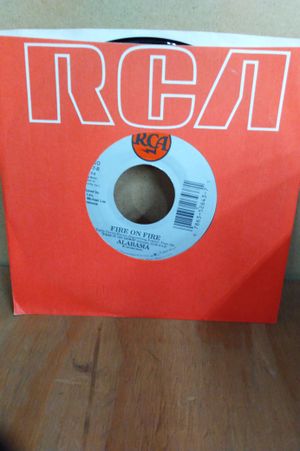 ALABAMA 45 RPM JUKEBOX IN MY MIND / FIRE ON FIRE image number 1