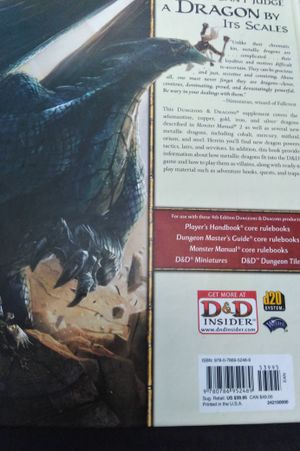 Draconomicon 2: Metallic Dragons: A 4th Edition D&D Supplement image number 1
