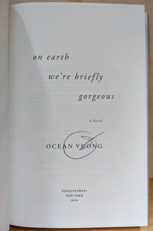 On Earth We're Briefly Gorgeous: A Novel image number 0