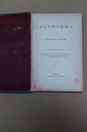 Custer and Other Poems image number 2