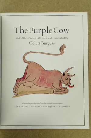 The Purple Cow and Other Poems  image number 1